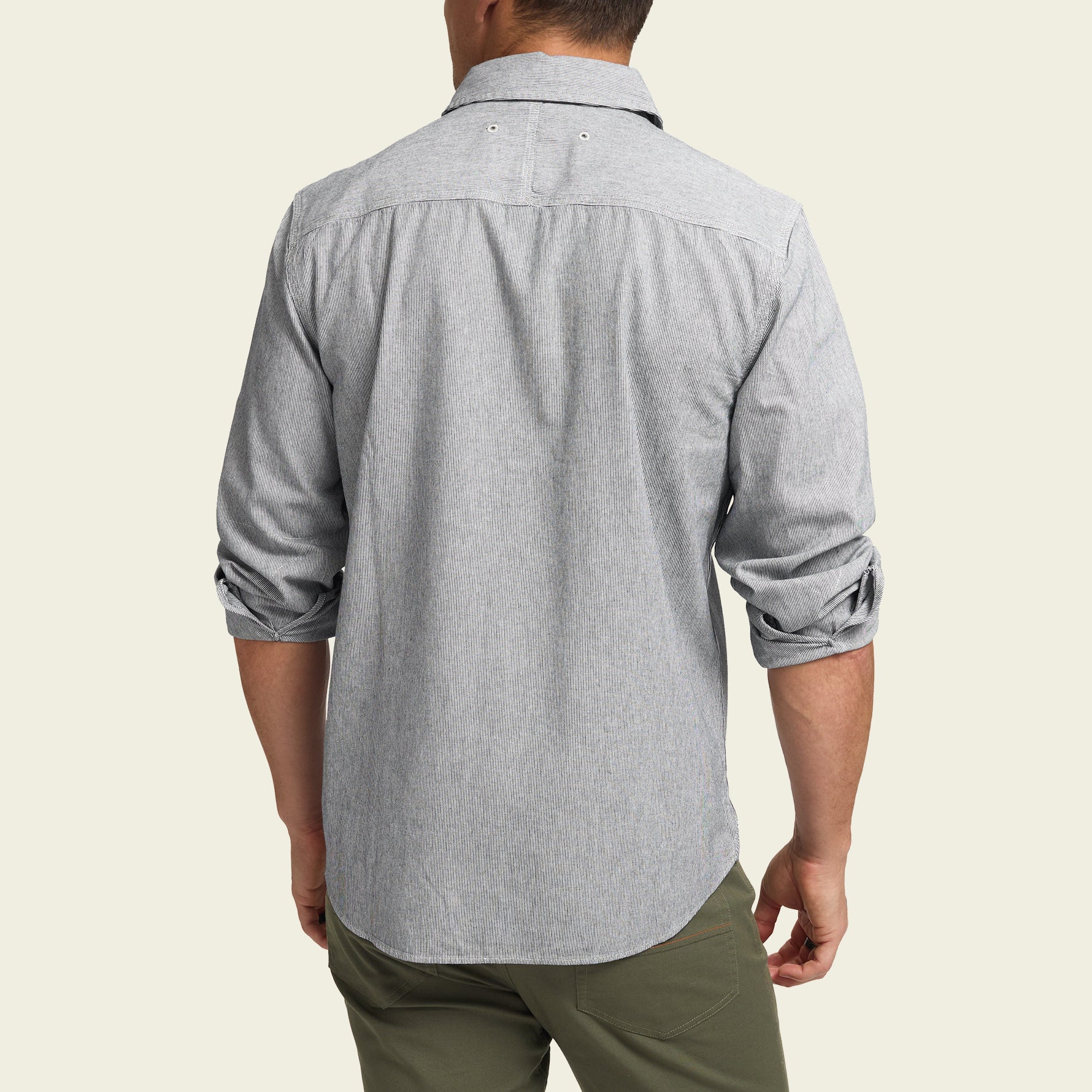 Tallier Work Shirt - Hickory Stripe Chambray - Image 5
