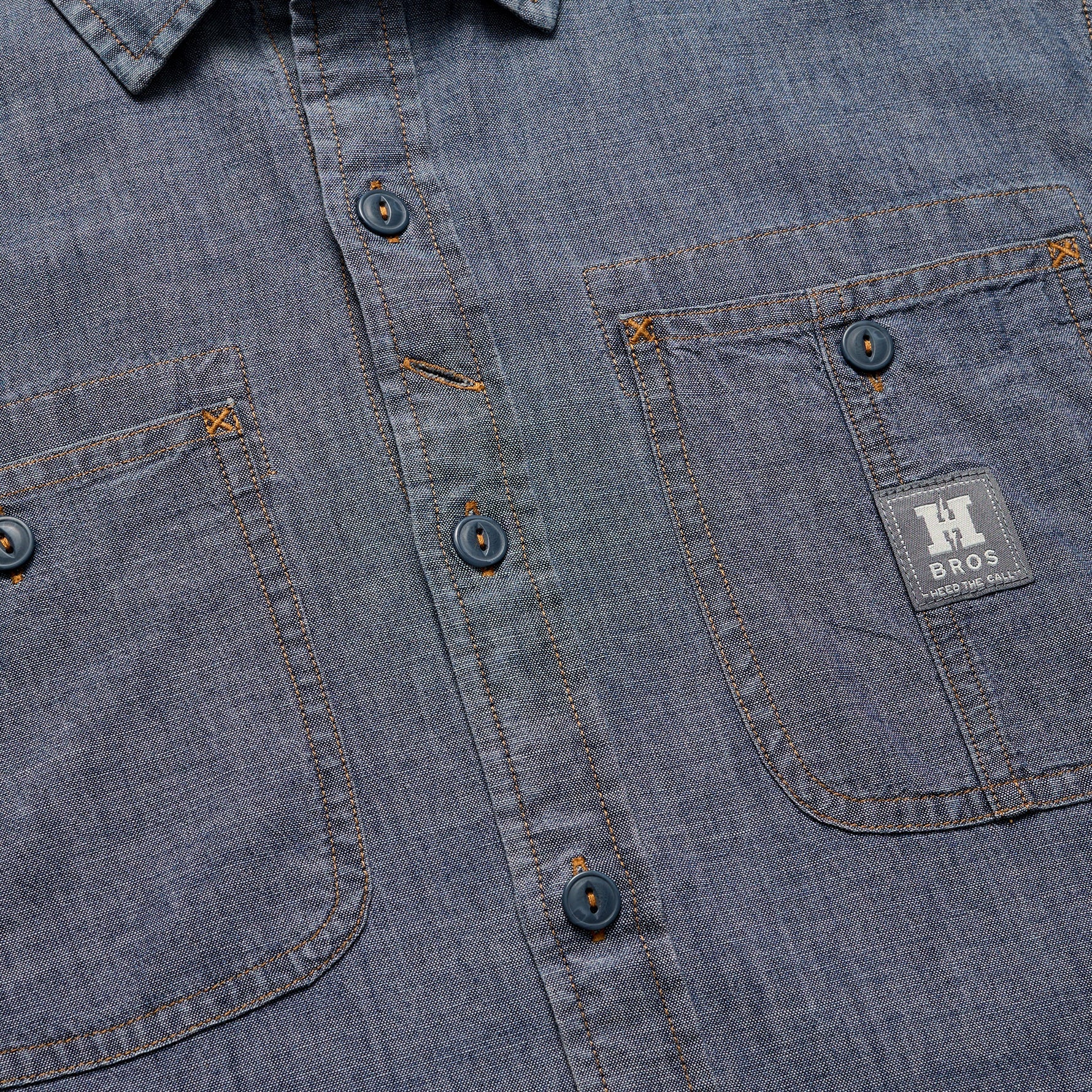 Tallier Work Shirt - Washed Blue Chambray - Image 3