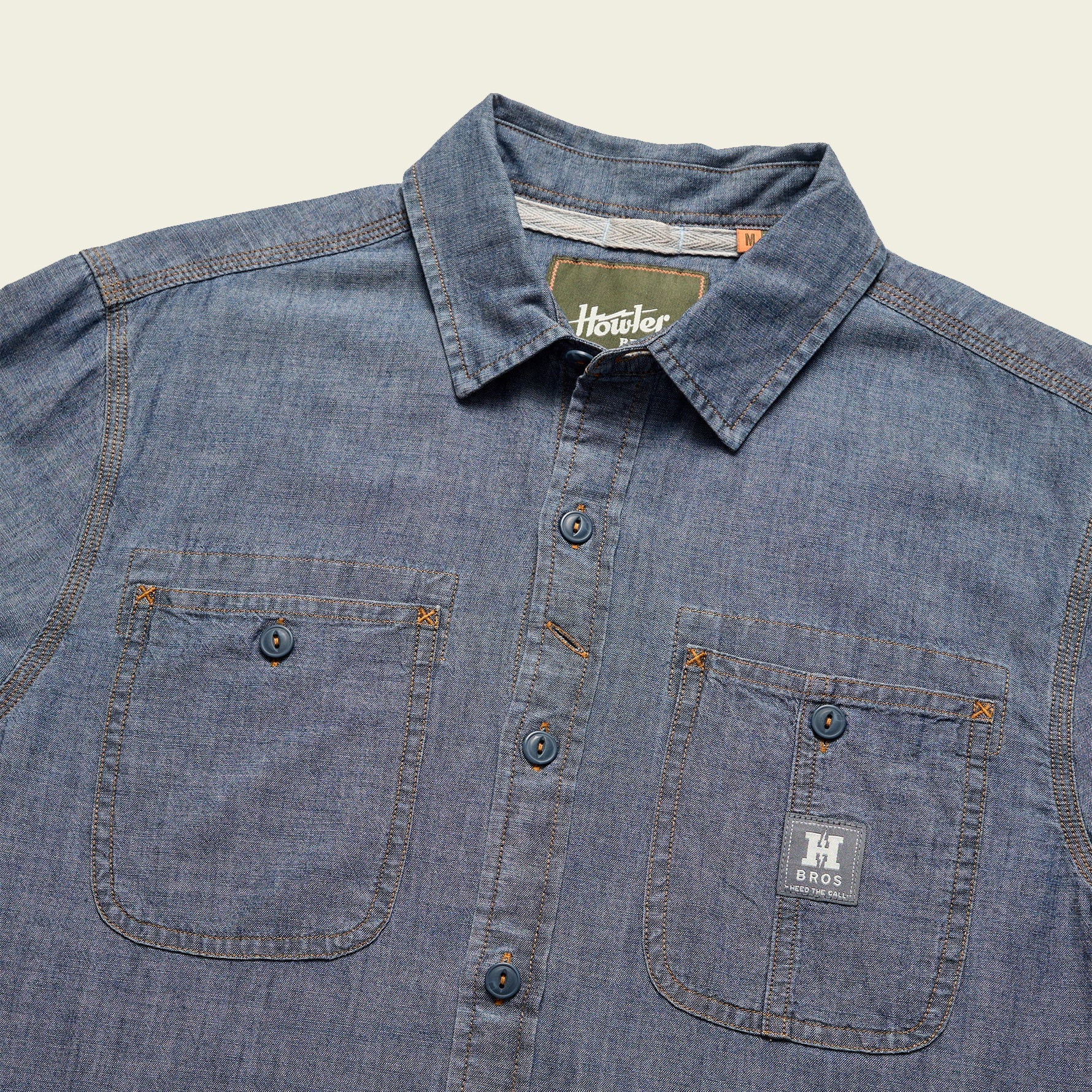 Tallier Work Shirt - Washed Blue Chambray - Image 4