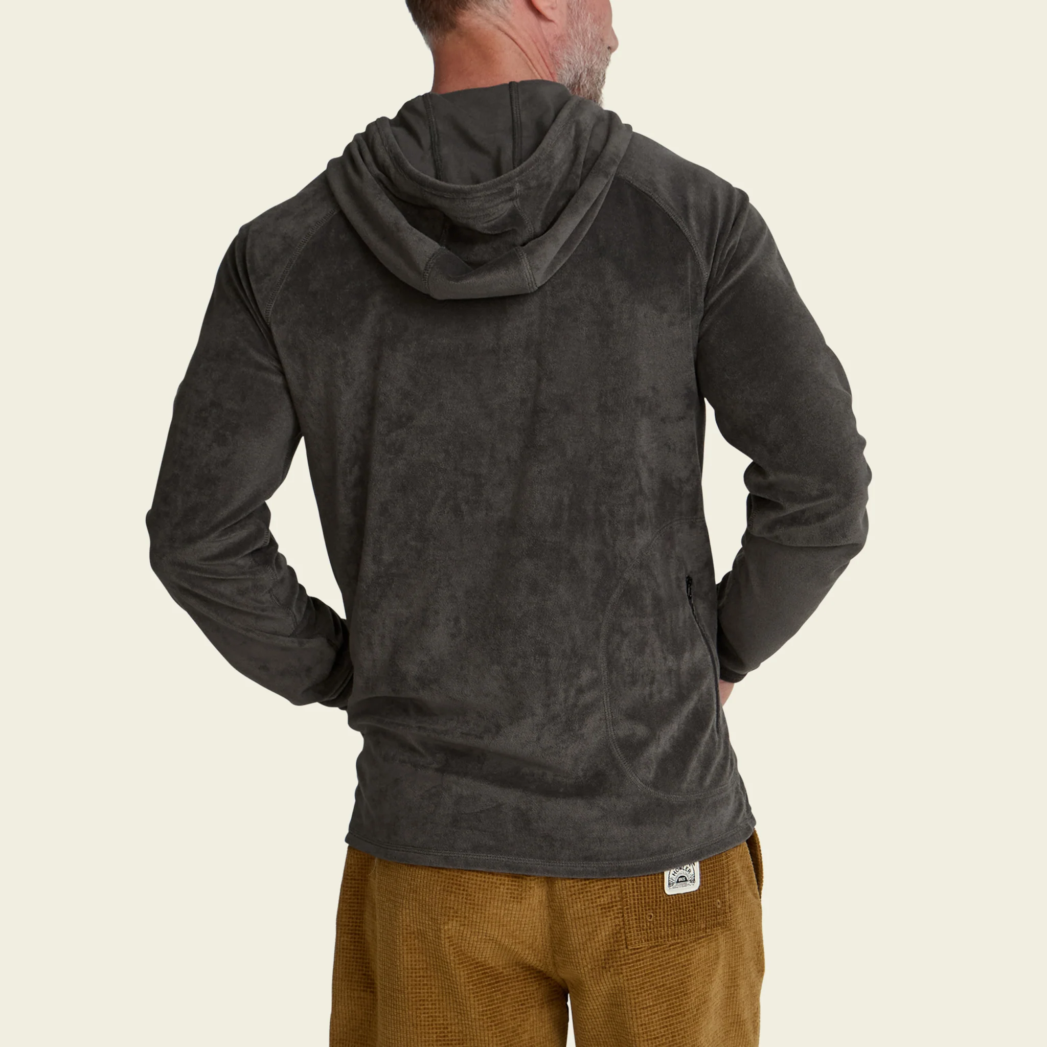 Terrycloth Hoodie - Surfbird : Antique Black - Image 6