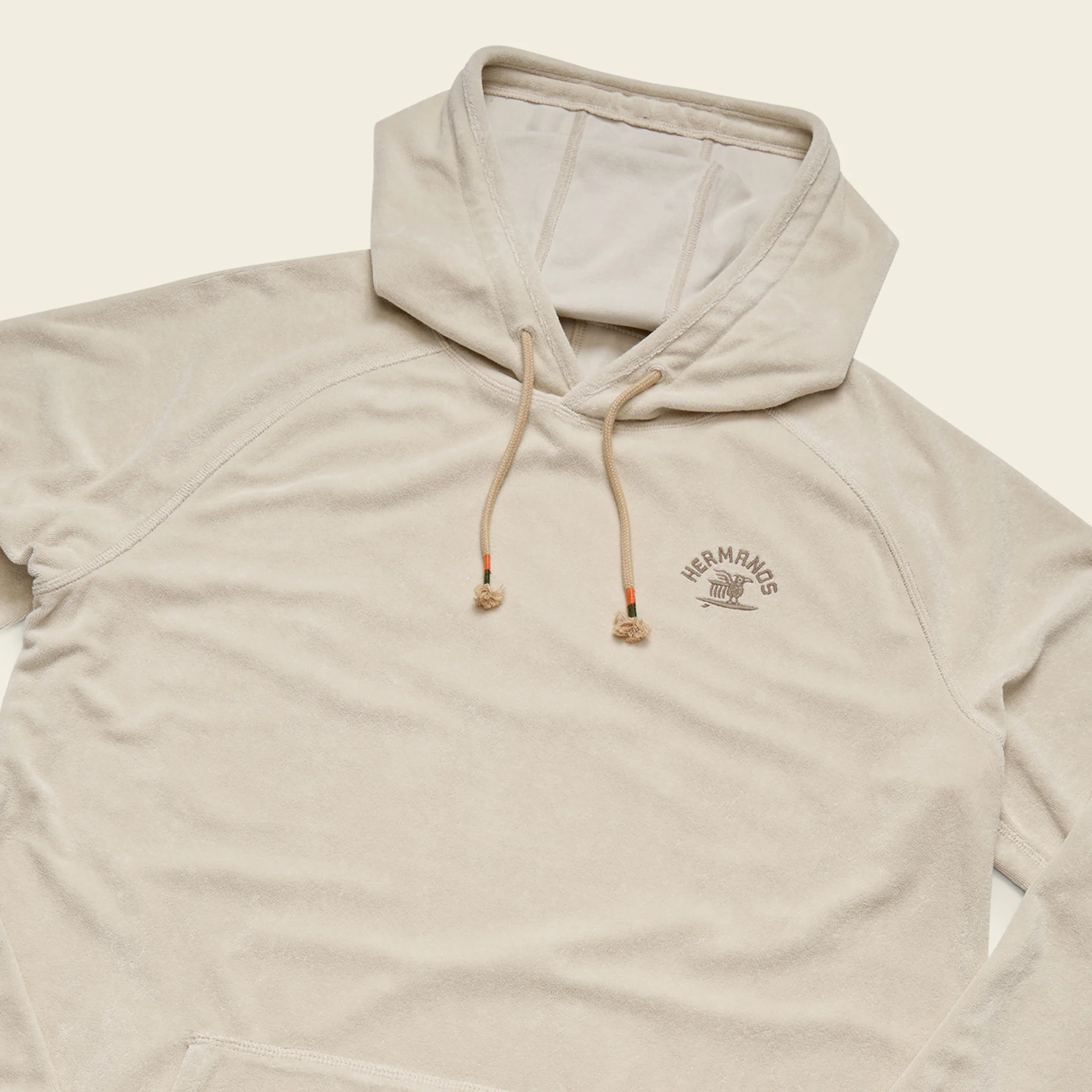 Terrycloth Hoodie - Surfbird : Sand - Image 3