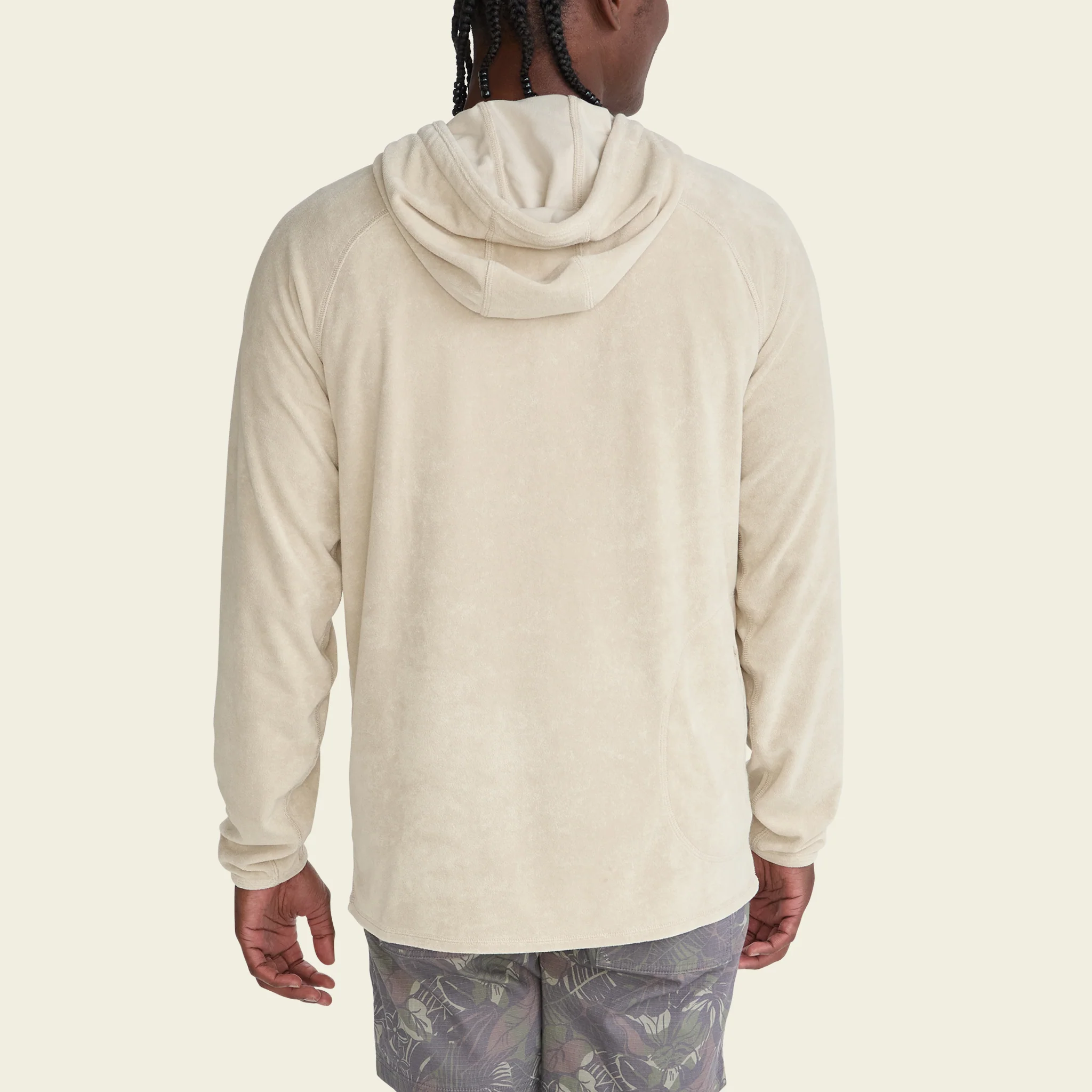 Terrycloth Hoodie - Surfbird : Sand - Image 6