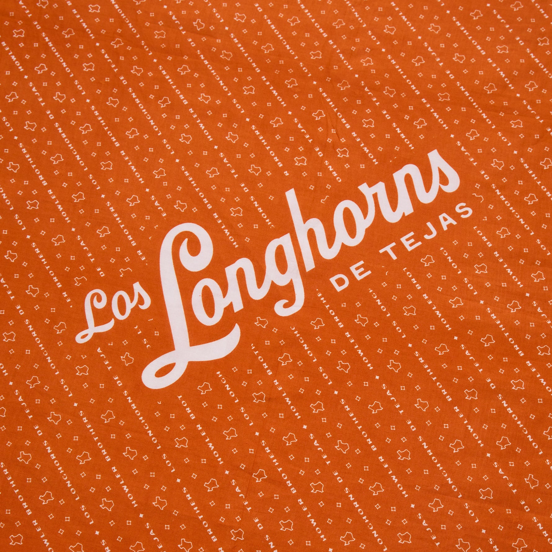 Texas Longhorns Bandana - Los Longhorns Stripe : Burnt Orange - Image 5