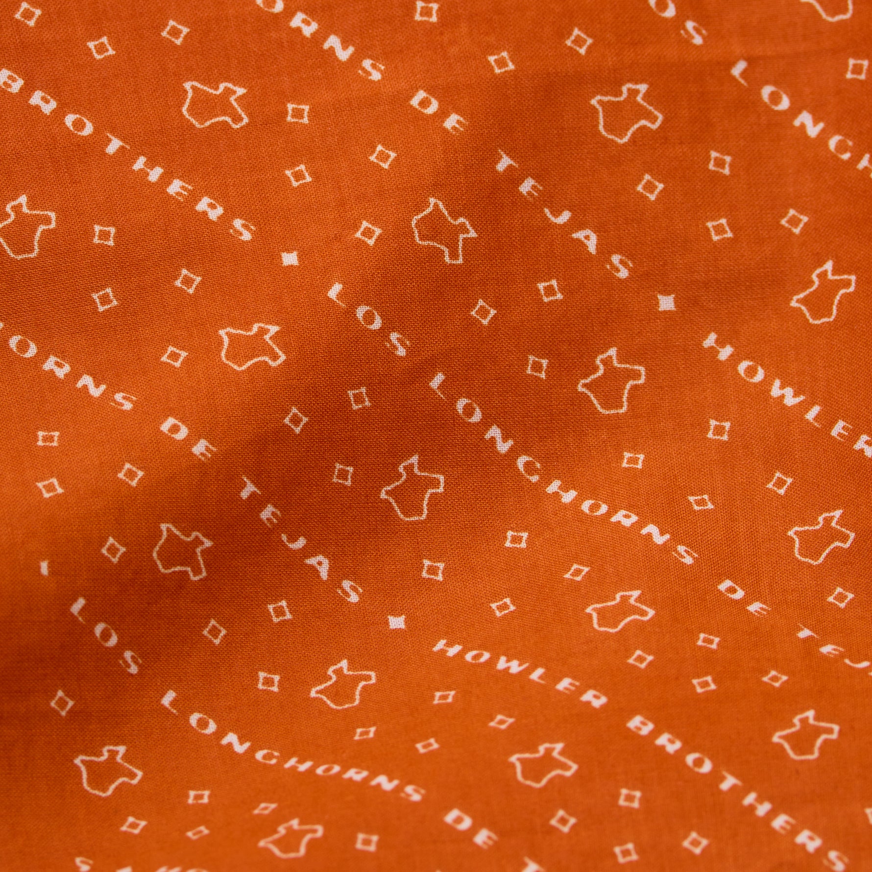 Texas Longhorns Bandana - Los Longhorns Stripe : Burnt Orange - Image 6