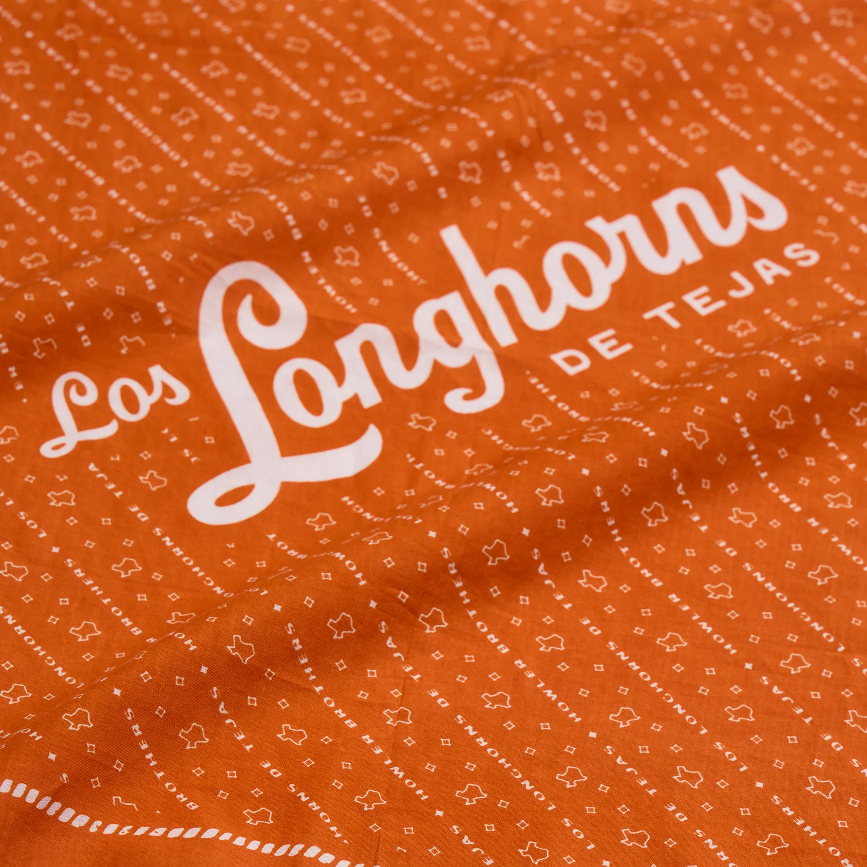 Texas Longhorns Bandana - Los Longhorns Stripe : Burnt Orange - Image 7