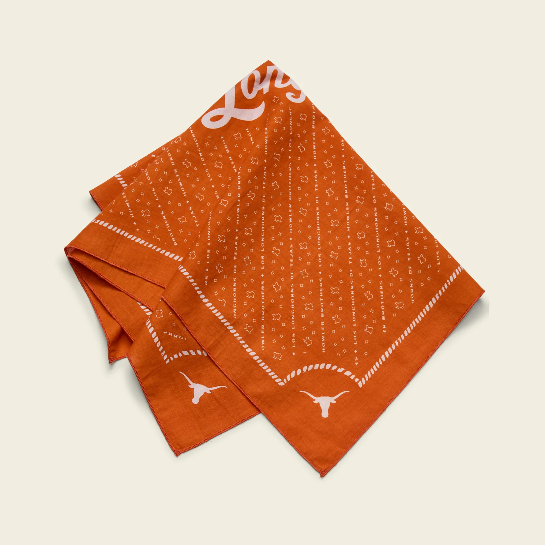 Texas Longhorns Bandana - Los Longhorns Stripe : Burnt Orange - Image 8