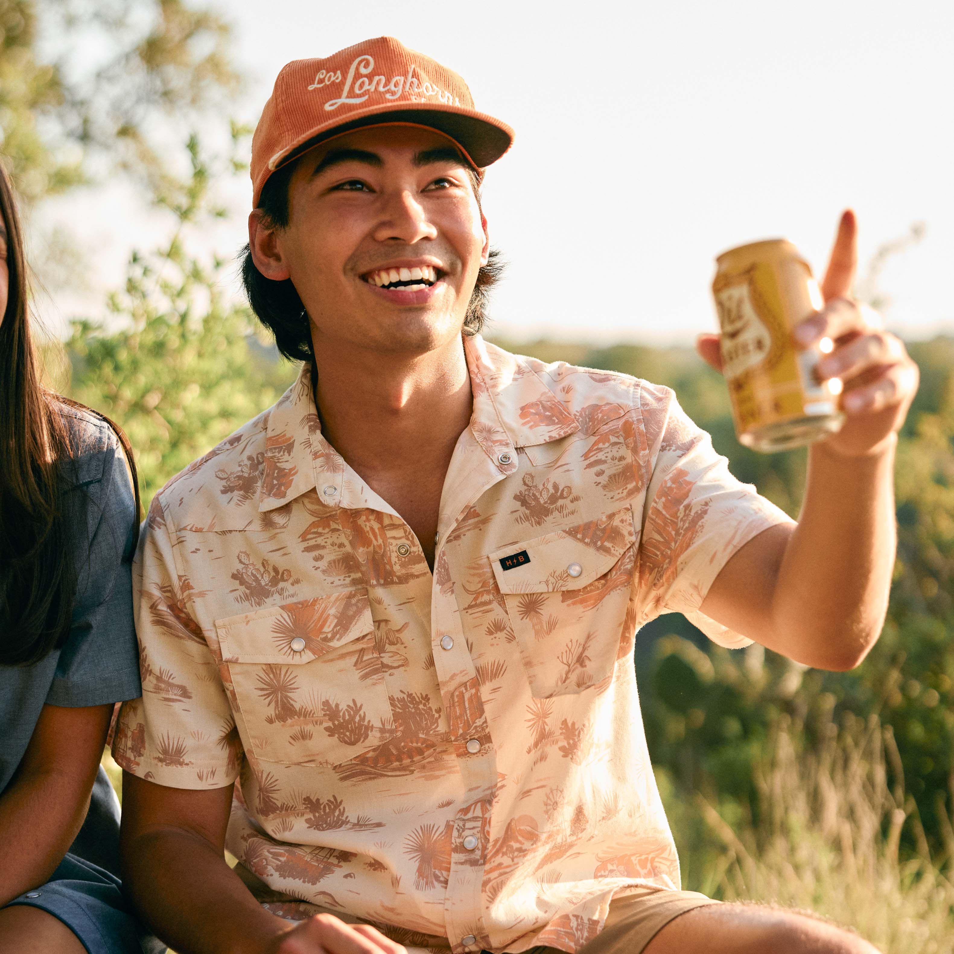 Texas Longhorns H Bar B Snapshirt - Longhorn Country : Tejas Tan - Image 2