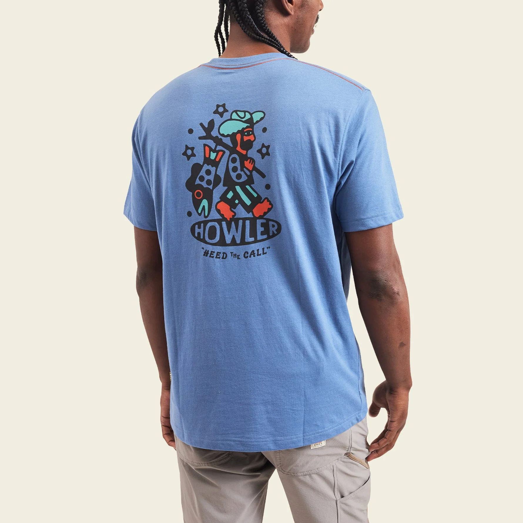 Travelin' Light Pocket T-Shirt - Blue Mirage - Image 4