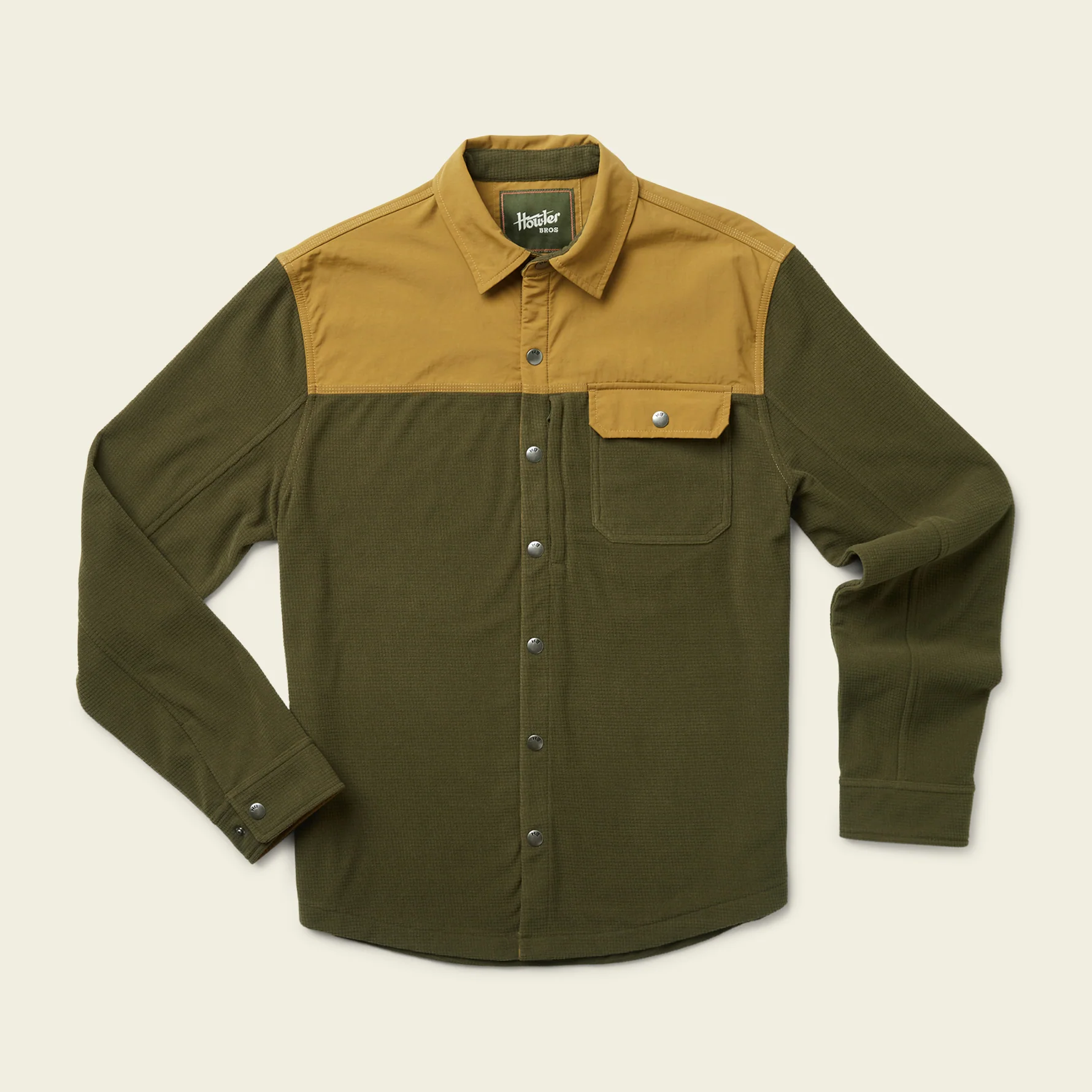 Vapors Grid Fleece Overshirt - Image 2