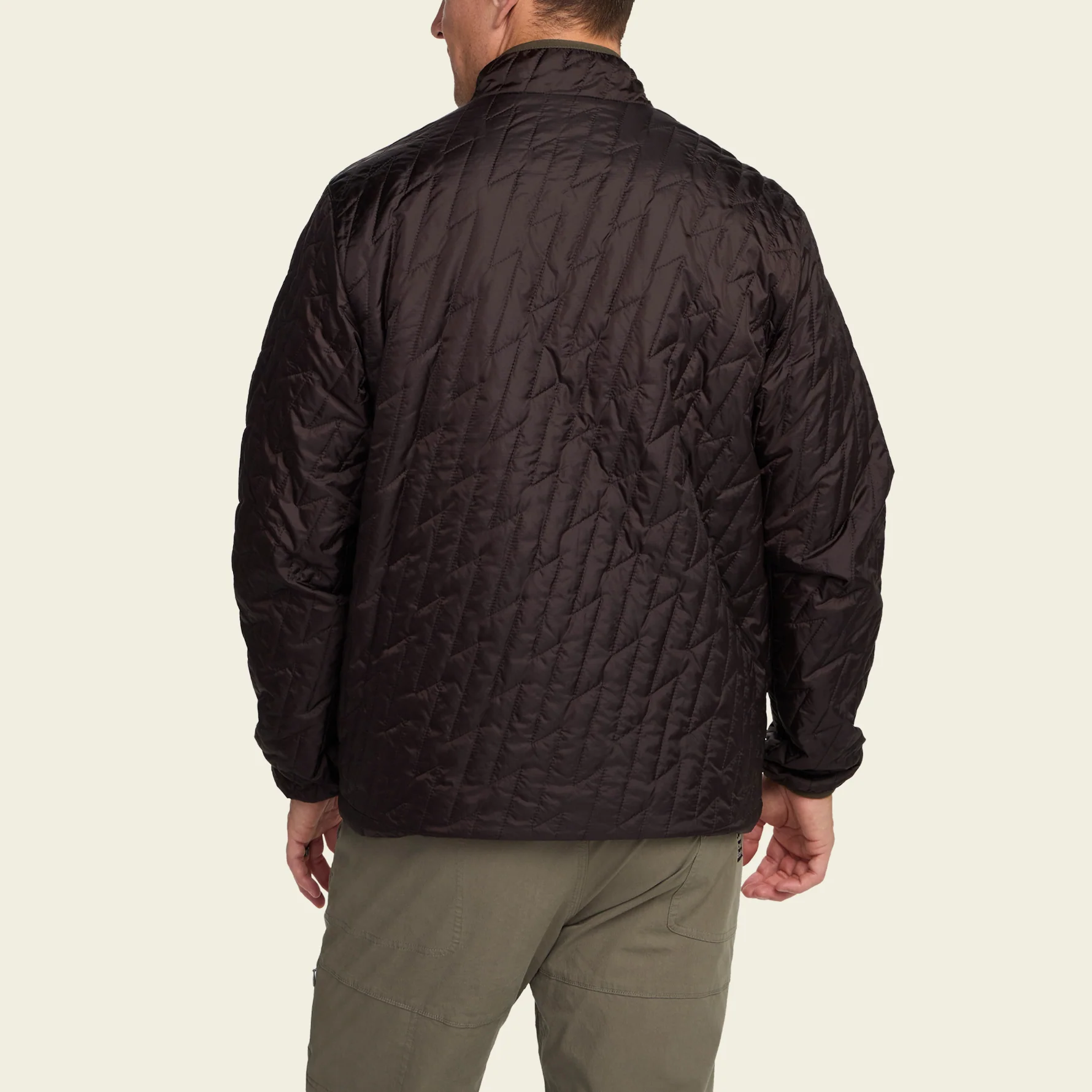 Voltage Quilted Jacket - Bark - Image 5