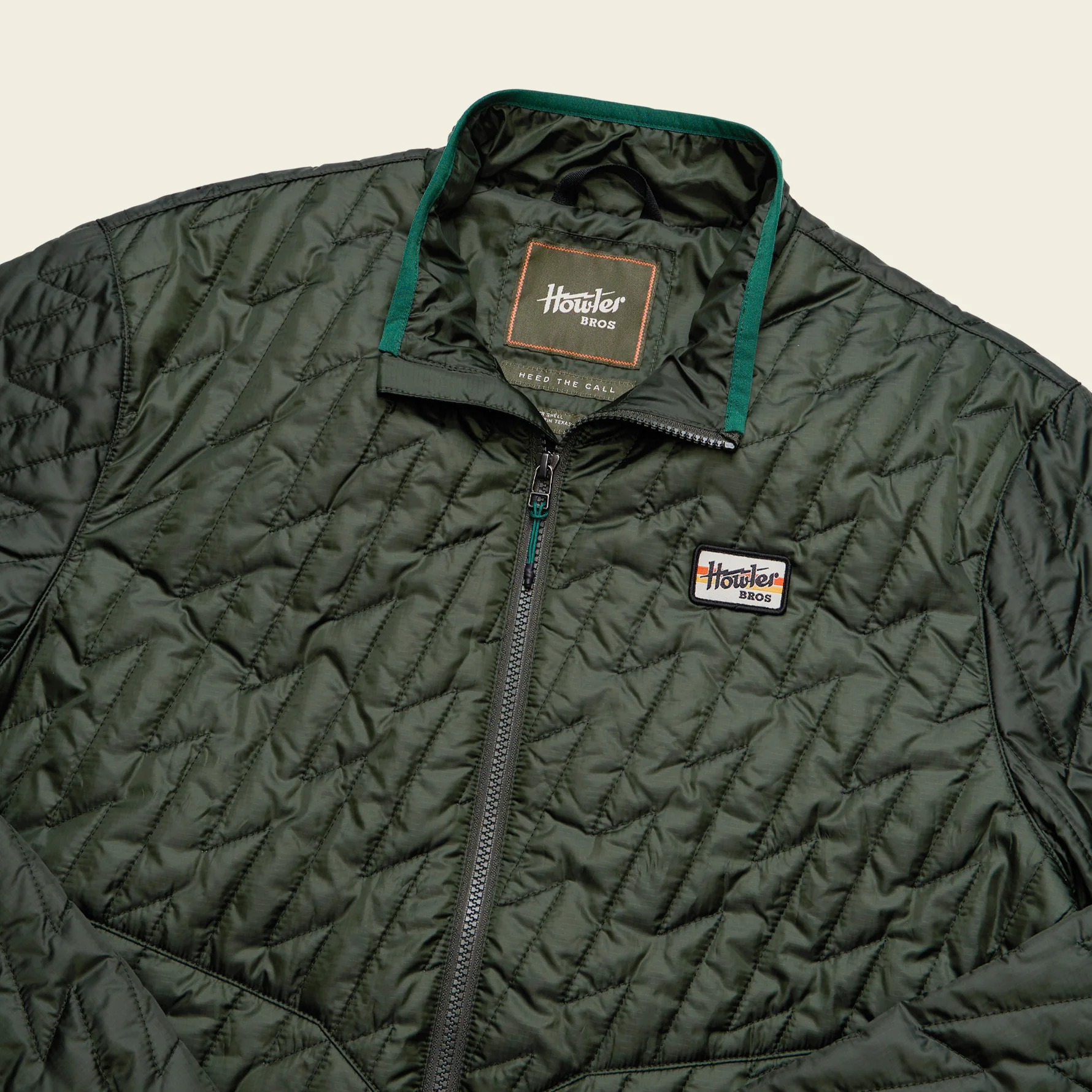 Voltage Quilted Jacket - Pine Needle - Image 3