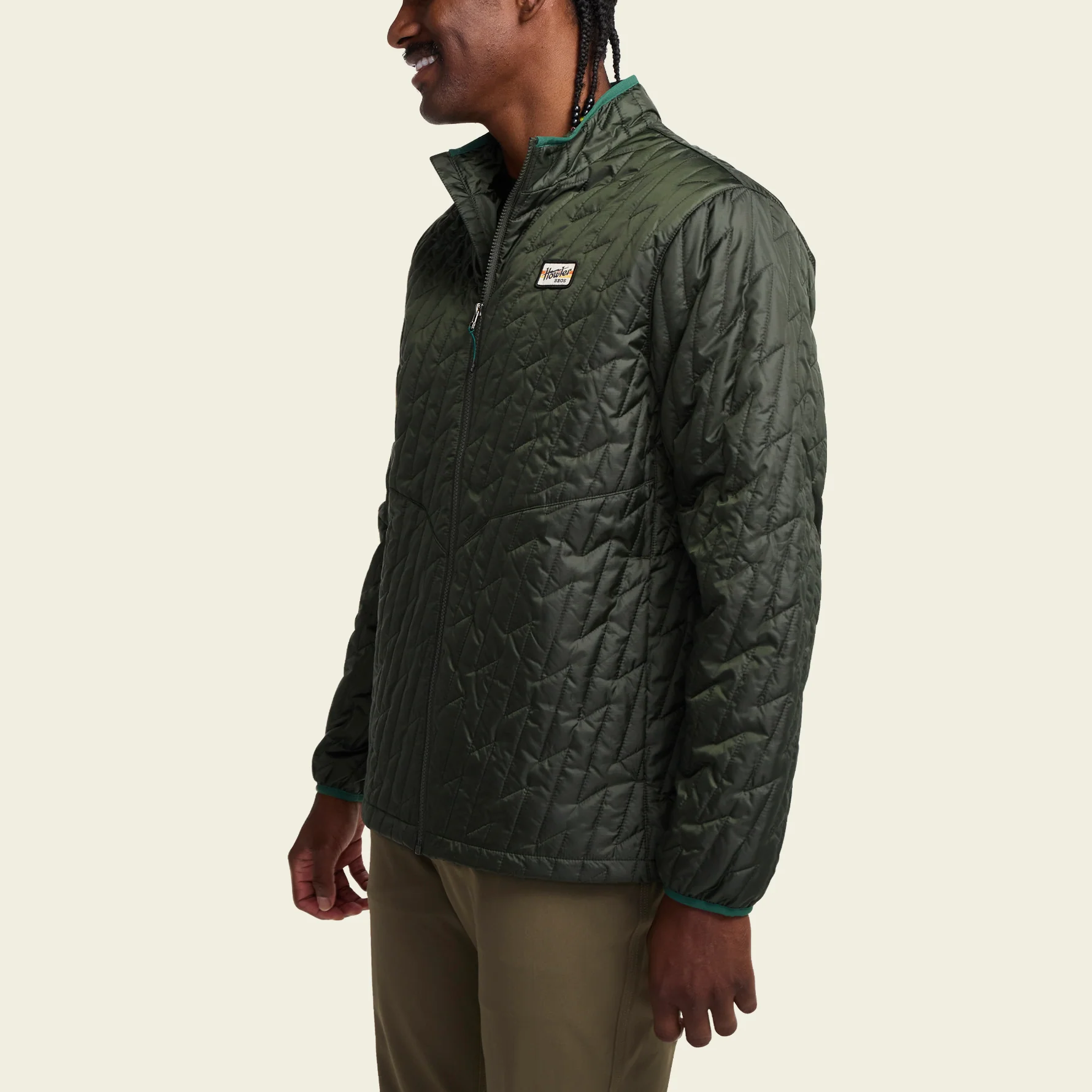Voltage Quilted Jacket - Pine Needle - Image 4
