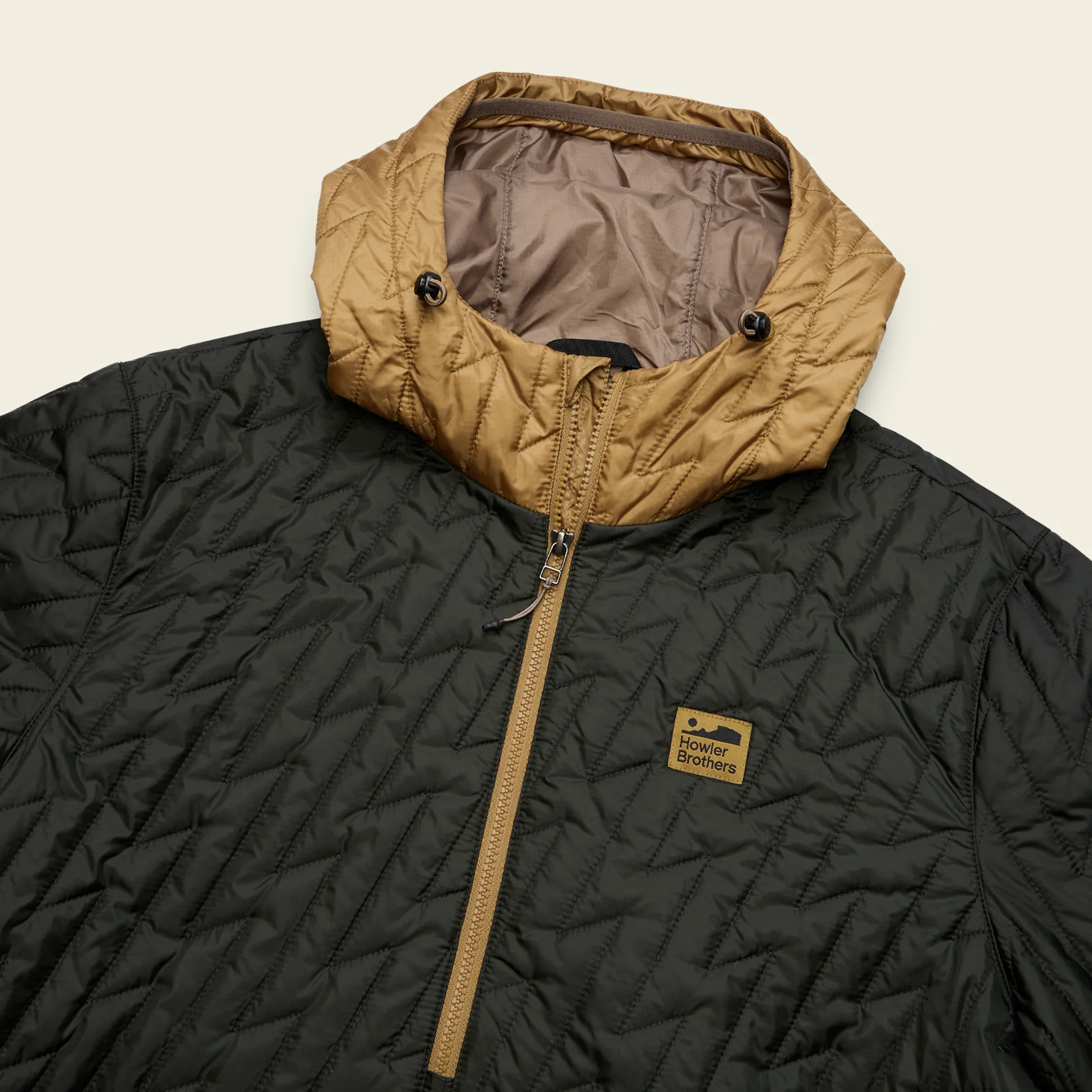 Voltage Quilted Pullover - Black N' Gold - Image 3