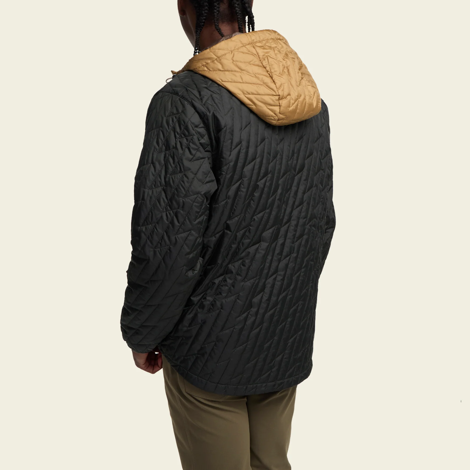 Voltage Quilted Pullover - Black N' Gold - Image 5
