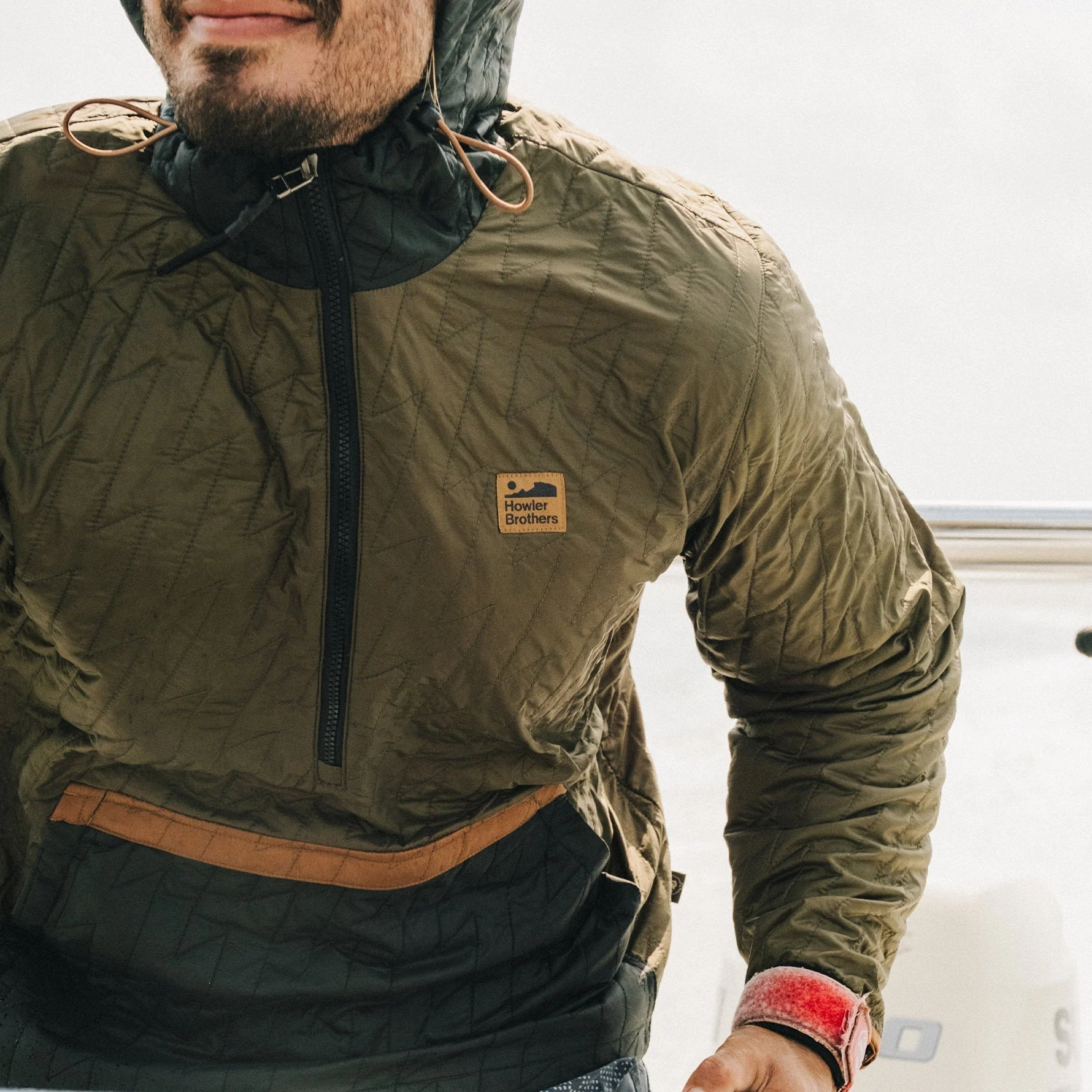 Voltage Quilted Pullover - Pinegrove - Image 2