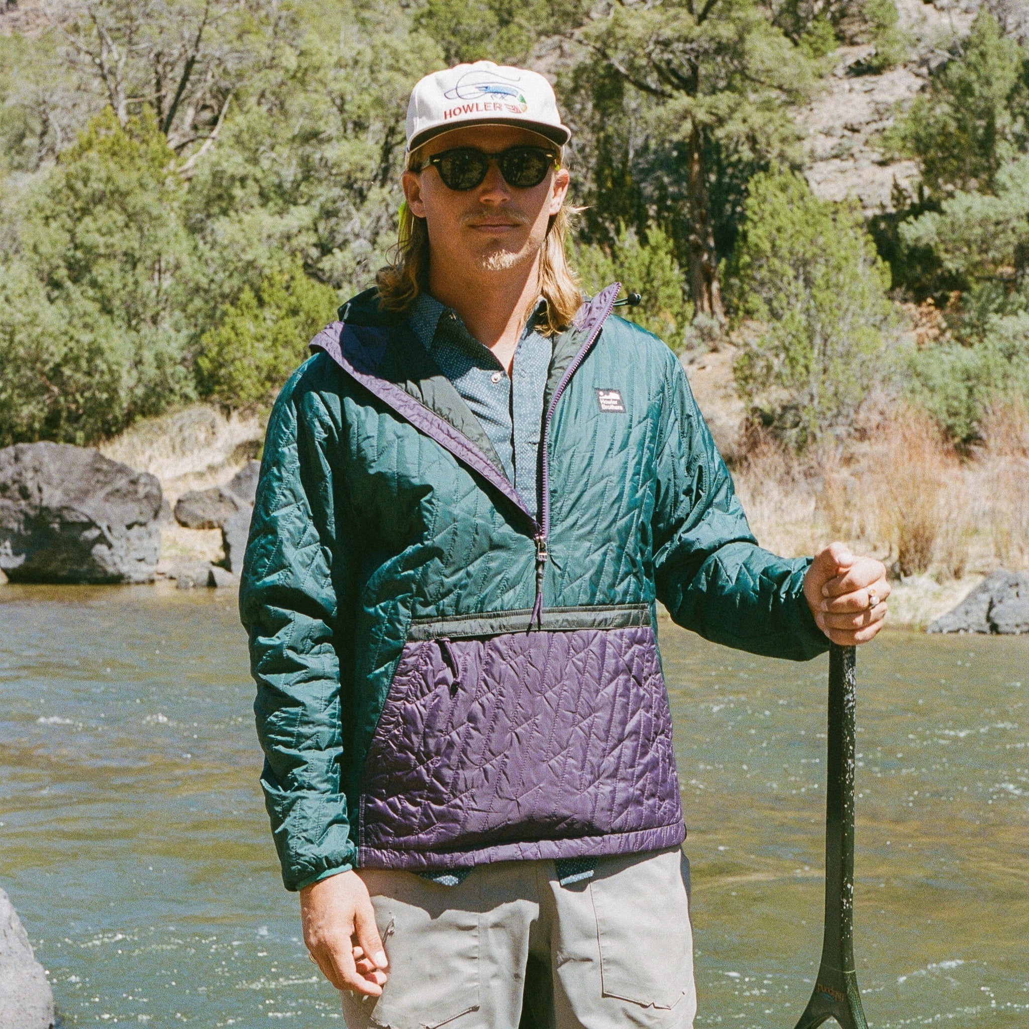 Voltage Quilted Pullover - Violet Night - Image 2