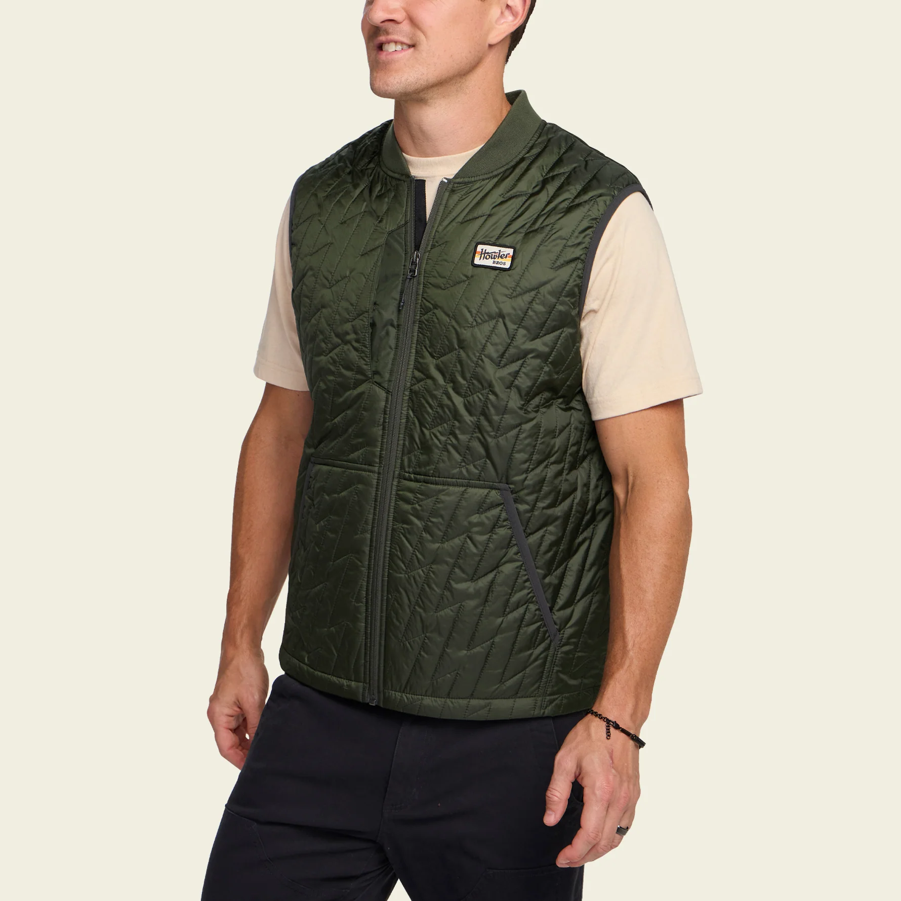 Voltage Quilted Vest - Pine Needle - Image 3