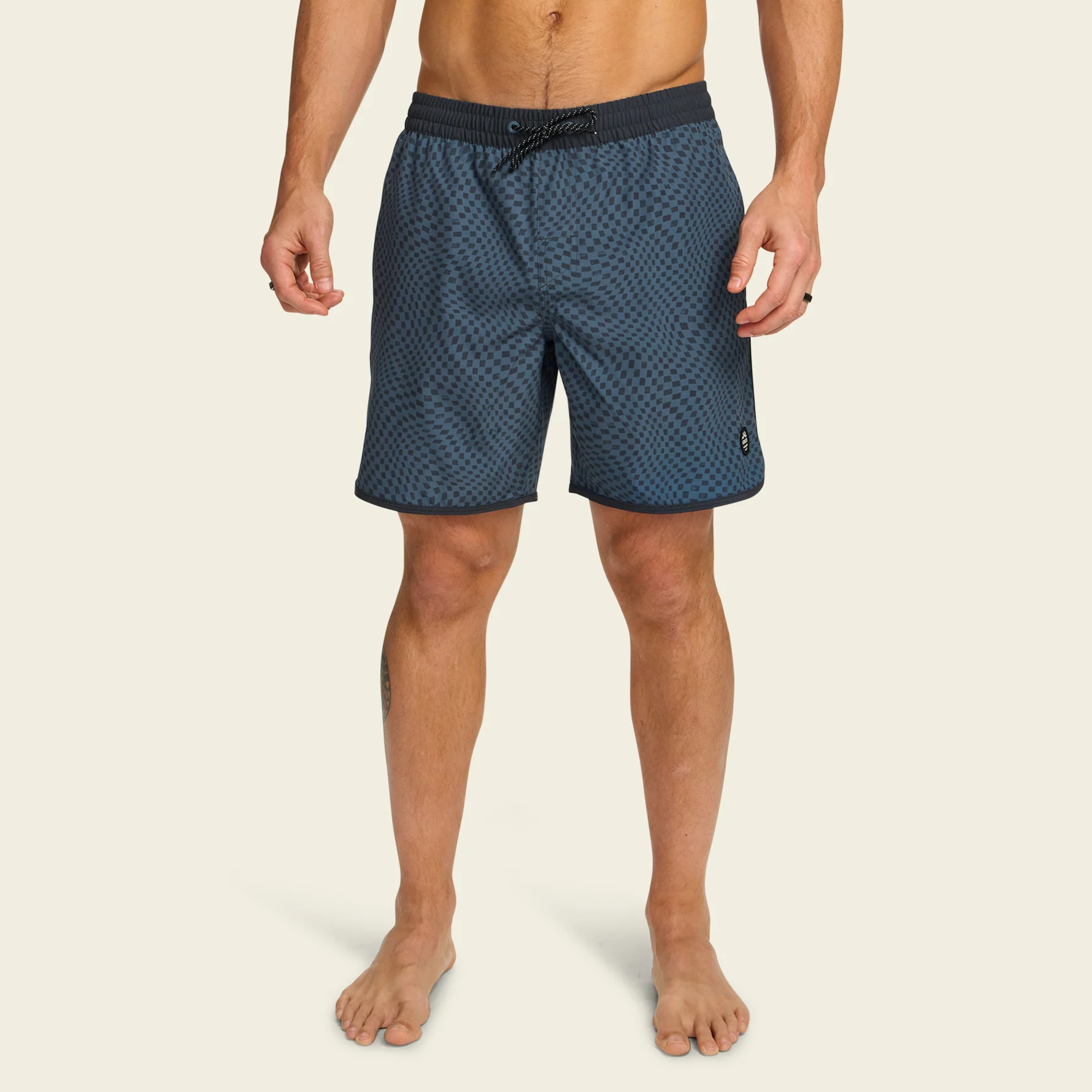 Warlock Tech Boardshorts 17" - Warped Checkers : Dark Slate - Image 3