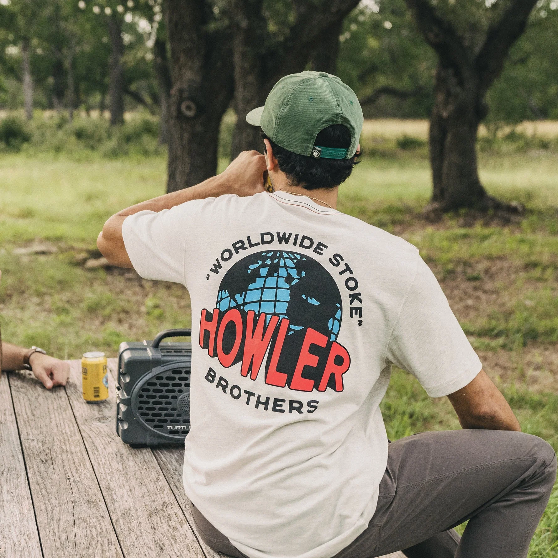 Worldwide Howler Cotton T-Shirt - Grey Heather - Image 2