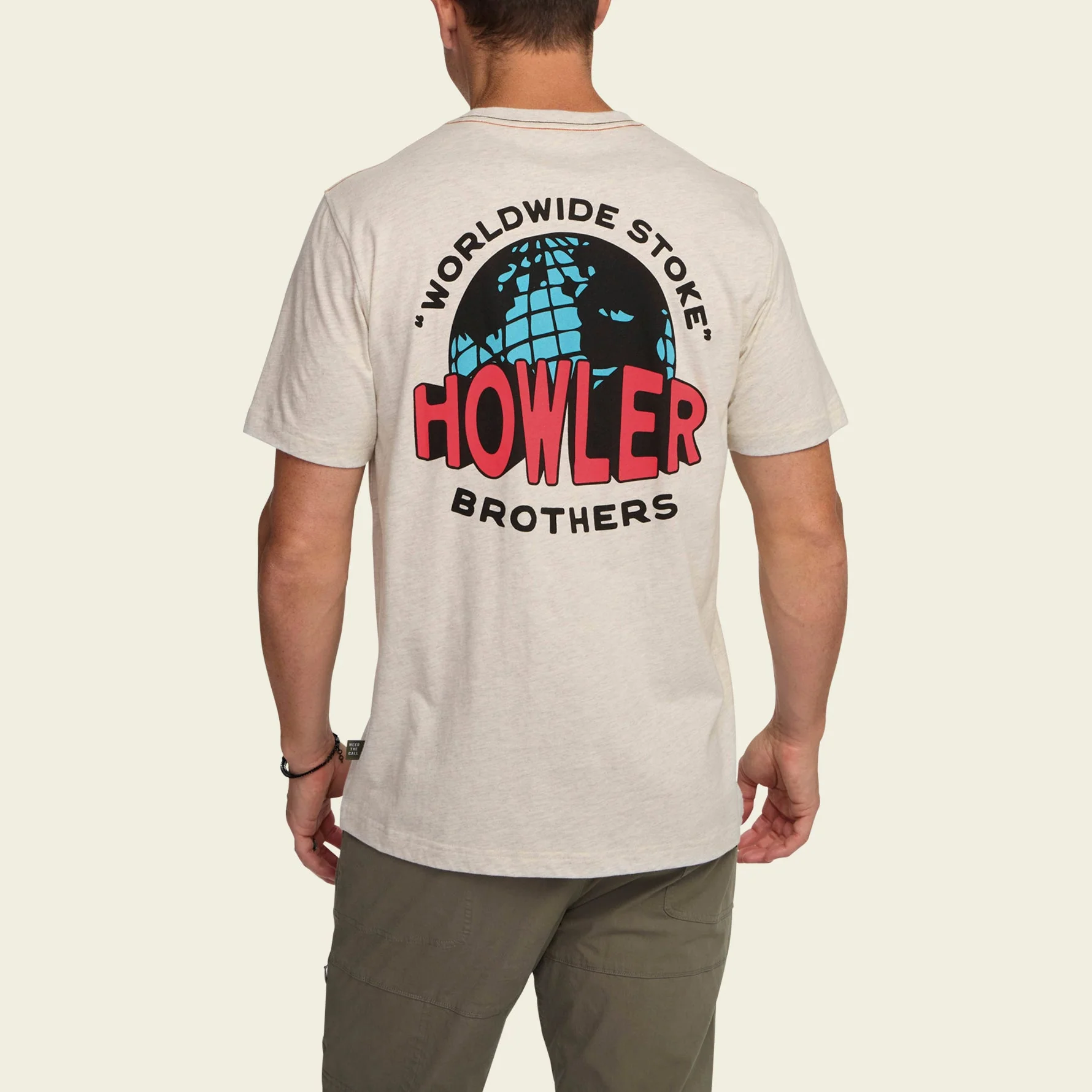 Worldwide Howler Cotton T-Shirt - Grey Heather - Image 5