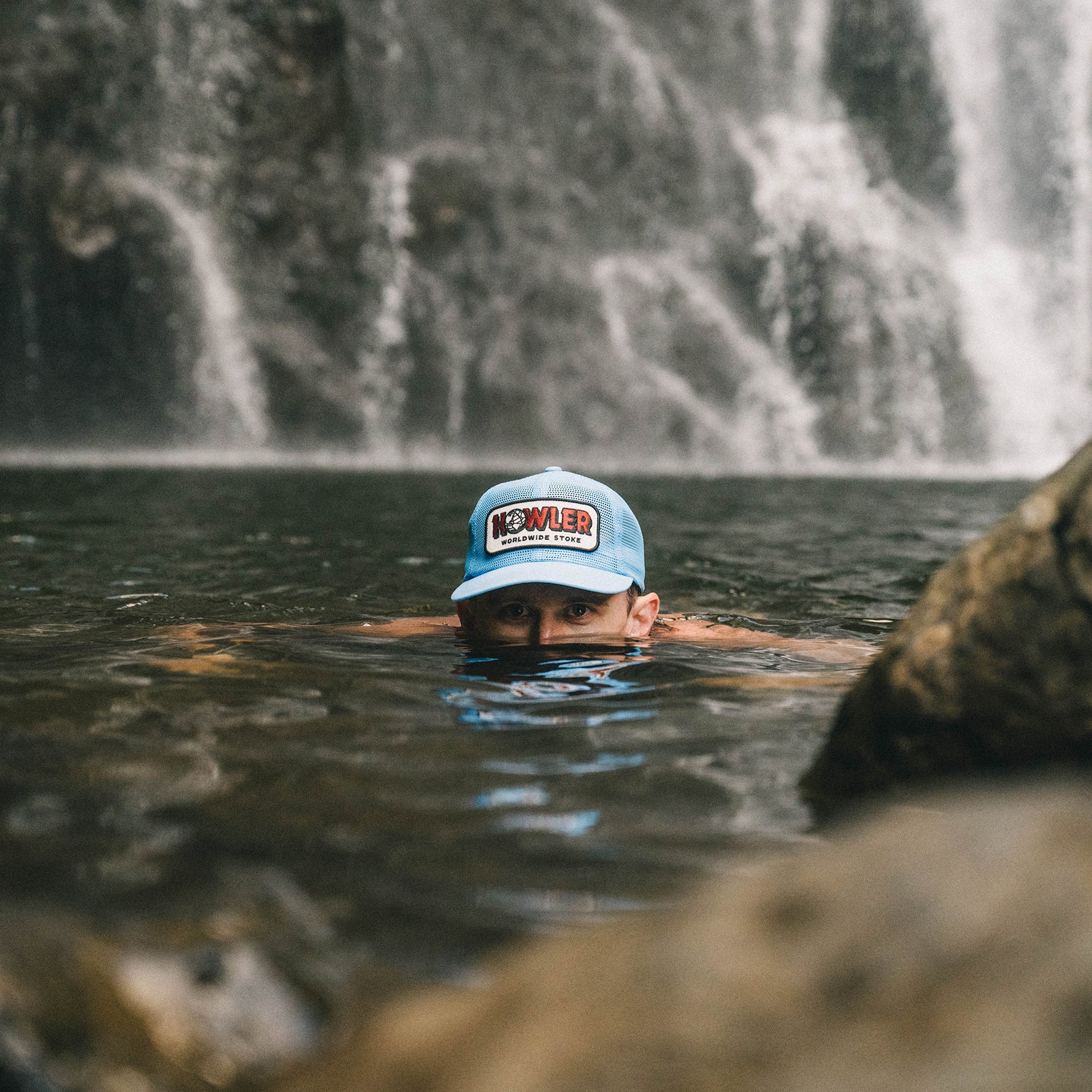 Worldwide Stoke Snapback - Light Blue - Image 2